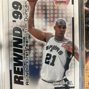 San Antonio Spurs Tim Duncan skybox basketball card